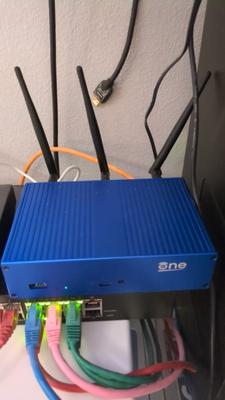 OpenWrt One up and routing away